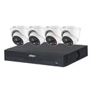 Dahua 4 x 8MP TiOC CCTV Kit: Full Colour Night Vision, Audible Warning 4CH PoE AI NVR + 4TB HDD - SMarket