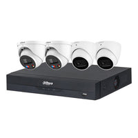 Dahua 6 MP + 8 Channels Kit: 2 x 6MP TiOC and 2 x 6MP Turret Cameras with 8CH AI NVR + 4TB HDD - SMarket