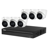 Dahua 6 x 6MP DH - IPC - HDW3666EMP - S - AUS SMD 4.0 AI Turret Kit 50m IR 2.8mm with SMD + 8CH NVR + 4TB HDD - SMarket