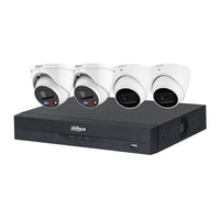 Dahua 8 MP + 8 Channels Kit: 2 x 8MP TiOC and 2 x 8MP Turret Cameras with 8CH AI NVR + 4TB HDD - SMarket