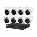 Dahua 8 x 6MP DH - IPC - HDW3666EMP - S - AUS SMD 4.0 AI Turret Kit 50m IR 2.8mm with SMD + 8CH AI NVR + 4TB HDD - SMarket