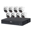Dahua 8 x 6MP TIOC DH-IPC-HDW3649H-AS-PV-ANZ Turret Kit with 8CH AI NVR + 4TB HDD