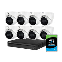 Dahua 8 x 6MP Turret Security Kit + 8CH NVR Wizsense + 4TB HDD - SMarket