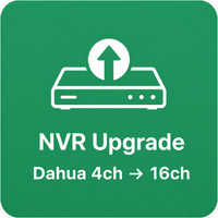 NVR Upgrade (Dahua) — 4ch → 16ch
