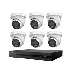 HiLook Hikvision 6MP Pro Series CCTV Kit – 6x Turret IPC-T363H-MU + 8CH PoE NVR (NVR-108MH-C/8P)