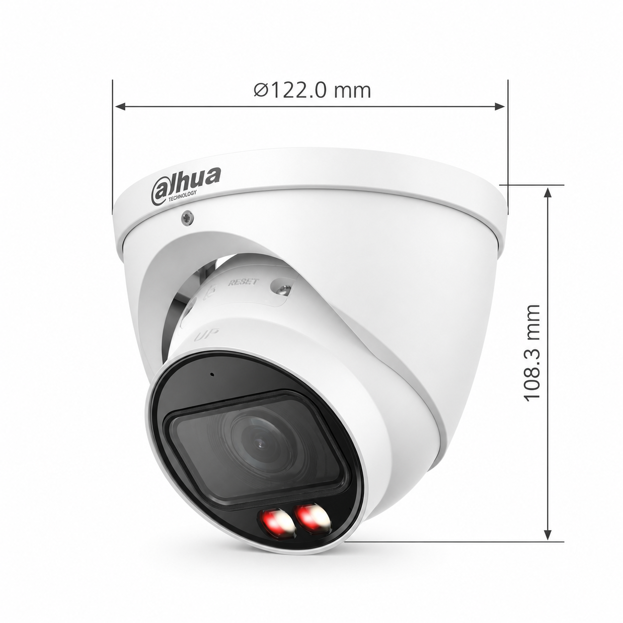 Dahua DH-IPC-HDW3667T-ZS-IL-ANZ 6MP Eyeball Network Camera with Varifocal Lens, AcuPick and White Light LED, IP67