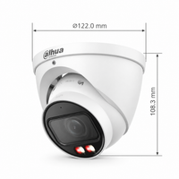 Dahua DH-IPC-HDW3667T-ZS-IL-ANZ 6MP Eyeball Network Camera with Varifocal Lens, AcuPick and White Light LED, IP67