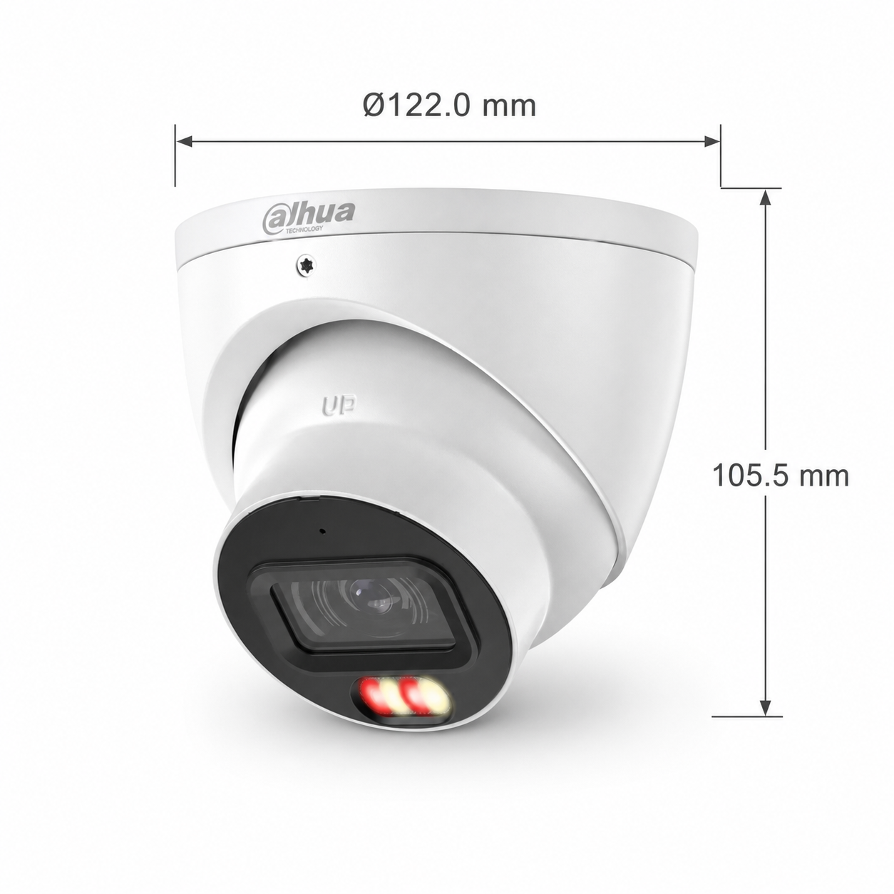 Dahua DH-IPC-HDW3667EM-S-IL-ANZ 6MP Dual Light Turret Network Camera AcuPick WizSense