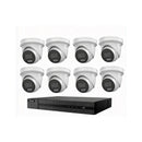 HiLook Hikvision 8MP AcuSense 16CH CCTV Kit with 8 Turret IP Cameras IPC-T282H-MU
