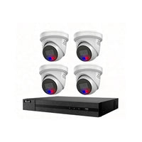HiLook by Hikvision 8MP 4K Acusense 4 Camera , 4CH NVR Kit – ACDC All in one Camera with Colour Deterrance