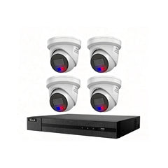 HiLook by Hikvision 8MP 4K Acusense 4 Camera , 4CH NVR Kit – ACDC All in one Camera with Colour Deterrance