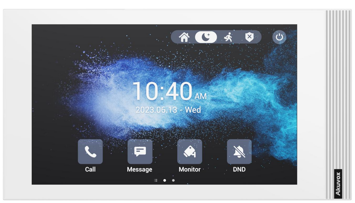 Akuvox S562 White 7-Inch SIP Indoor Touchscreen Monitor