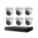 HiLook Hikvision 6MP AcuSense CCTV Kit – 6x Turret IPC-T361H-MU + 8CH PoE NVR (NVR-108MH-C/8P)