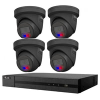Hikvision Hilook 6MP Acusense 4 Camera CCTV Kit – ACDC Light, Speaker & Strobe BLACK - SMarket