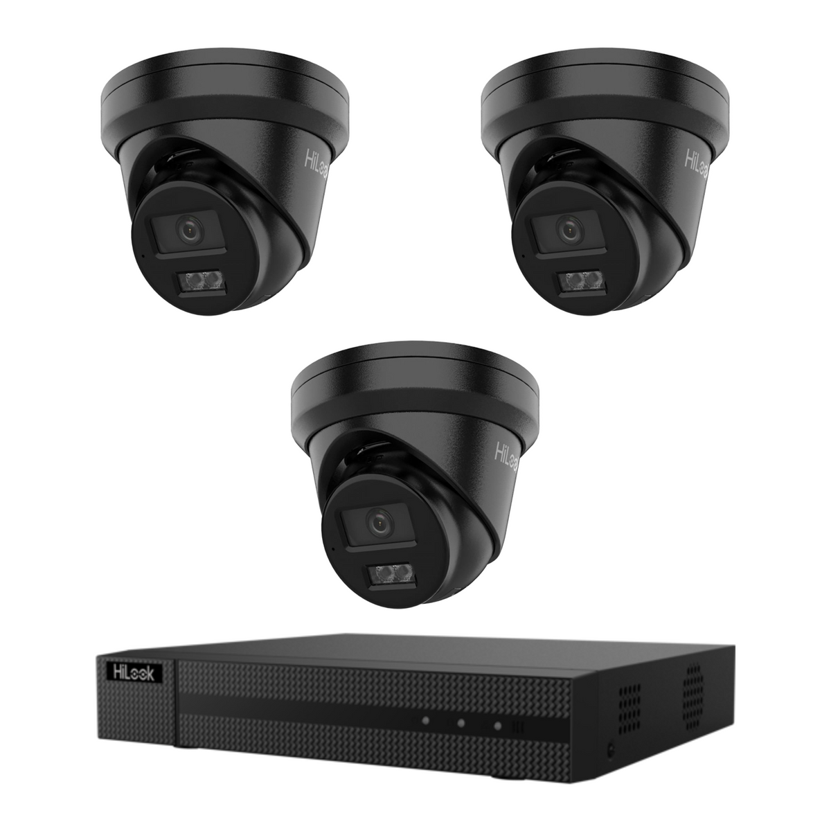 HiLook T363H 3-Camera 6MP CCTV Kit + 4CH PoE NVR, No HDD