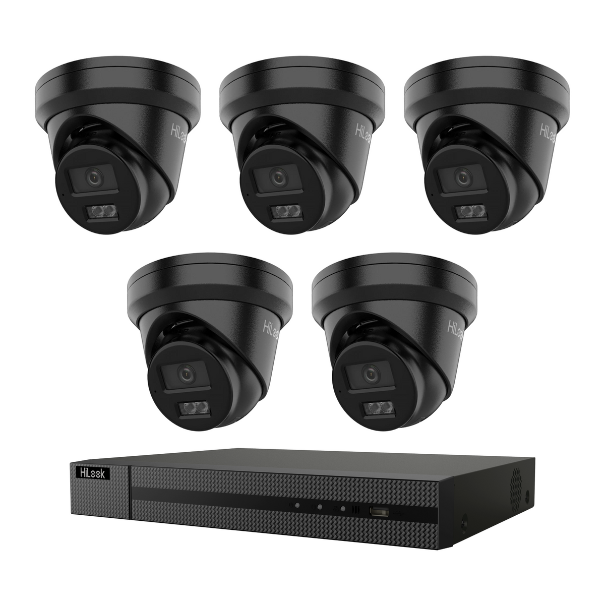 HiLook T363H 5-Camera 6MP CCTV Kit + 8CH PoE NVR, No HDD