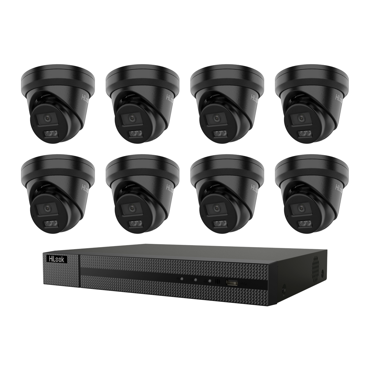 HiLook Hikvision 6MP Pro Series CCTV Kit – 8x Turret IPC-T363H-MU + 8CH PoE NVR (NVR-108MH-C/8P)