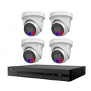 HiLook Hikvision 6MP AcuSense 4CH CCTV Kit 4 Colour Deterrence Cameras IPC - T269 - MU/SL - SMarket