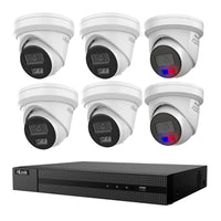 HiLook Hikvision 6MP AcuSense CCTV Kit – 2x Colour Deterrence IPC - T269 - MU/SL + 4x Turret IPC - T361H - MU + 8CH PoE NVR (NVR - 108MH - C/8P) - SMarket