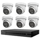 HiLook Hikvision 6MP Pro Series CCTV Kit – 6x Turret IPC - T363H - MU + 8CH PoE NVR (NVR - 108MH - C/8P) - SMarket