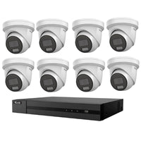 HiLook Hikvision 6MP Pro Series CCTV Kit – 8x Turret IPC - T363H - MU + 8CH PoE NVR (NVR - 108MH - C/8P) - SMarket