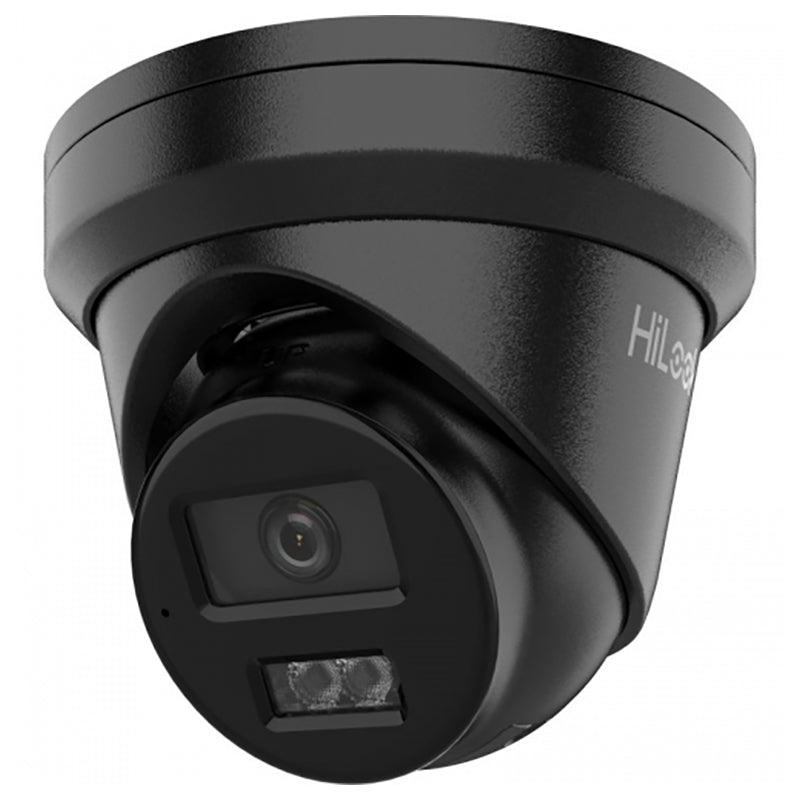 HiLook by Hikvision 6MP IPC-T363H-MU Acusense Turret IP Camera with Mic Colour Night BLACK