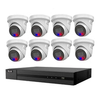 HiLook by Hikvision 8MP 4K Acusense 8 Camera , 8CH NVR Kit – ACDC All in one Camera with Colour Deterrance