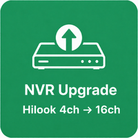 NVR Upgrade (Hilook) — 4ch → 16ch