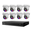HiLook by Hikvision 6MP AcuSense 8CH CCTV Kit with 8 Colour Deterrence Cameras IPC-T269-MU/SL