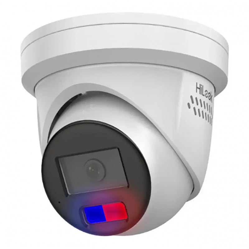 HiLook by Hikvision 6MP IPC-T269-MU/SL All in One Camera with Blue / Red Strobe / Audio (ACDC)