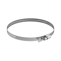 Hanwha SBP-060S stainless steel mounting strap; supplied as a two-strap pack