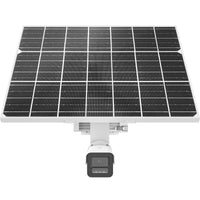 Hikvision DS-2XS6A46G1E-LIZS-C36S80-12MM solar 4G camera kit with 80W panel – front view
