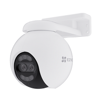 EZVIZ H80x Dual CS-H80x-R100-8G82WKFL white 4K outdoor pan and tilt camera, front angle