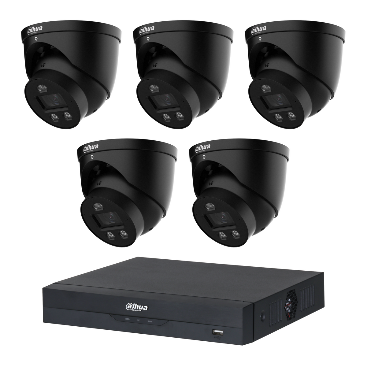 Dahua 5-Camera 8MP CCTV Kit: 5 x DH-IPC-HDW3849H-AS-PV-PRO-ANZ, 8CH PoE NVR