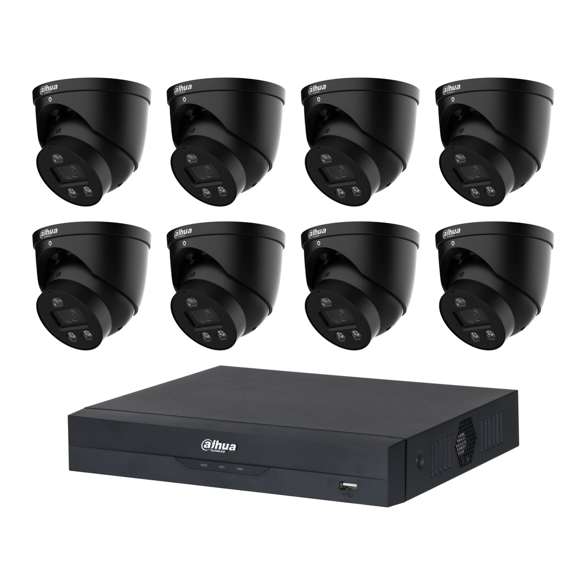 Dahua 8-Camera 8MP CCTV Kit: 8 x DH-IPC-HDW3849H-AS-PV-PRO-ANZ, 8CH PoE NVR