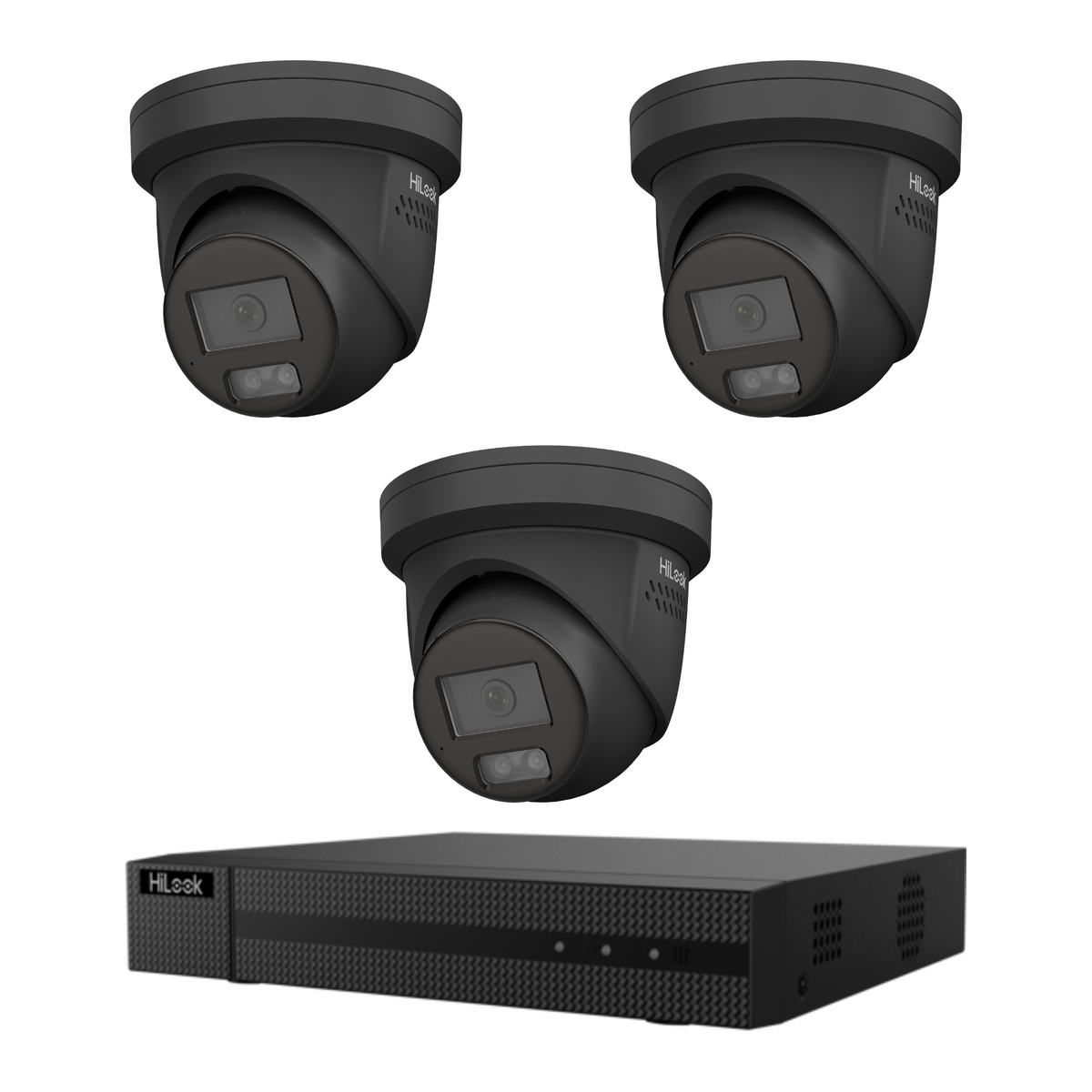 HiLook T269H-SL 3-Camera 6MP CCTV Kit + 4CH PoE NVR, No HDD