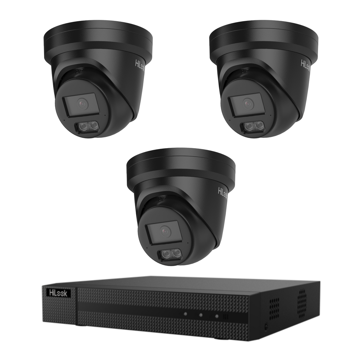 HiLook T561H 3-Camera 6MP CCTV Kit + 4CH PoE NVR, No HDD
