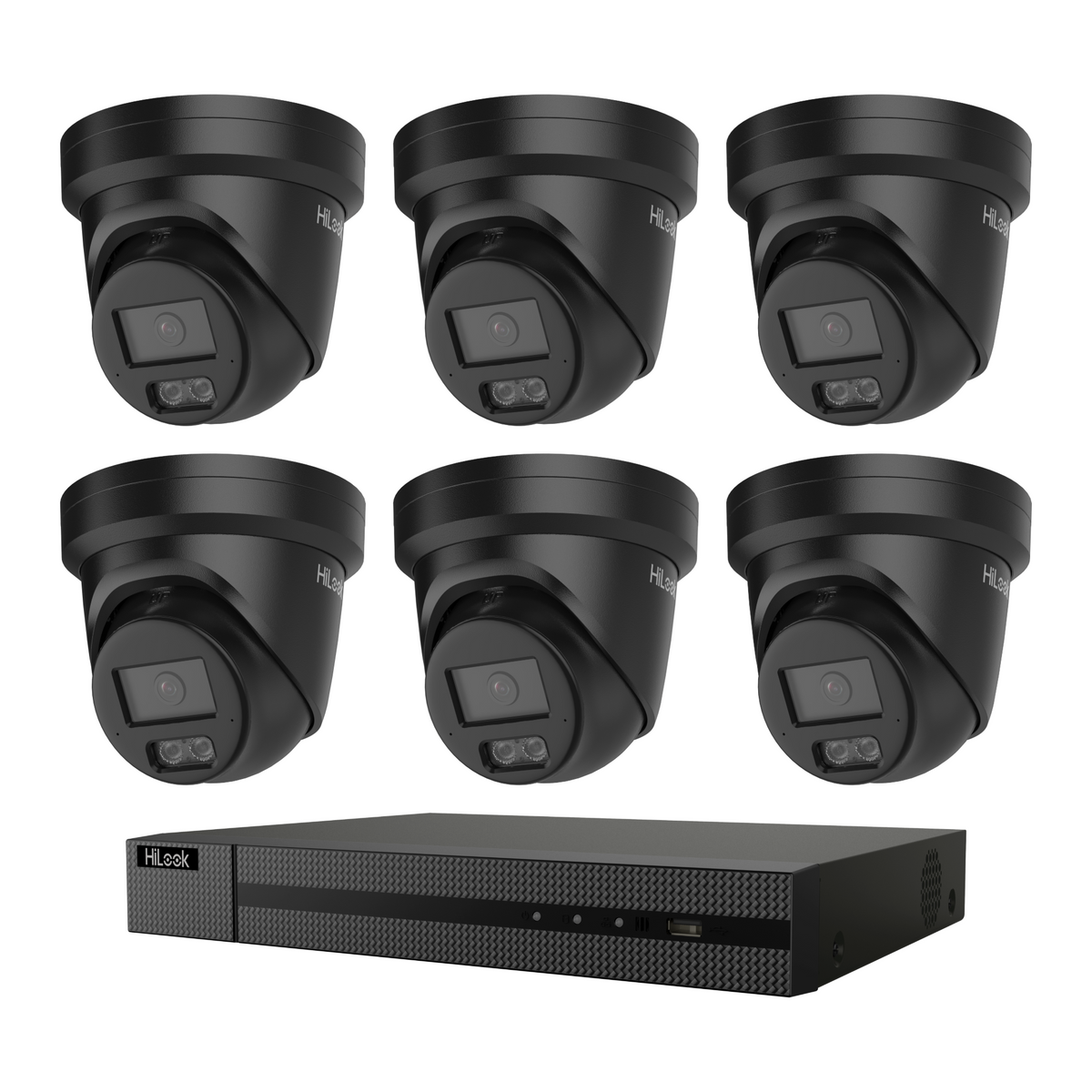 HiLook T561H 6-Camera 6MP CCTV Kit + 8CH PoE NVR, No HDD
