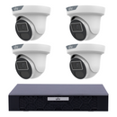 Uniview 4 x 6MP IPC3616SS-ADF28K-I1 LightHunter Turret CCTV Kit + NVR501-08B-P8-IQ 8CH PoE NVR, No HDD - SMarket
