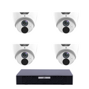 Uniview 4 x 8MP IPC3618LE-ADF28K-H EasyStar IR Turret CCTV Kit + NVR501-08B-P8-IQ 8CH PoE NVR, No HDD - SMarket