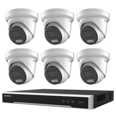 CCTV kit with cameras and NVR recorder